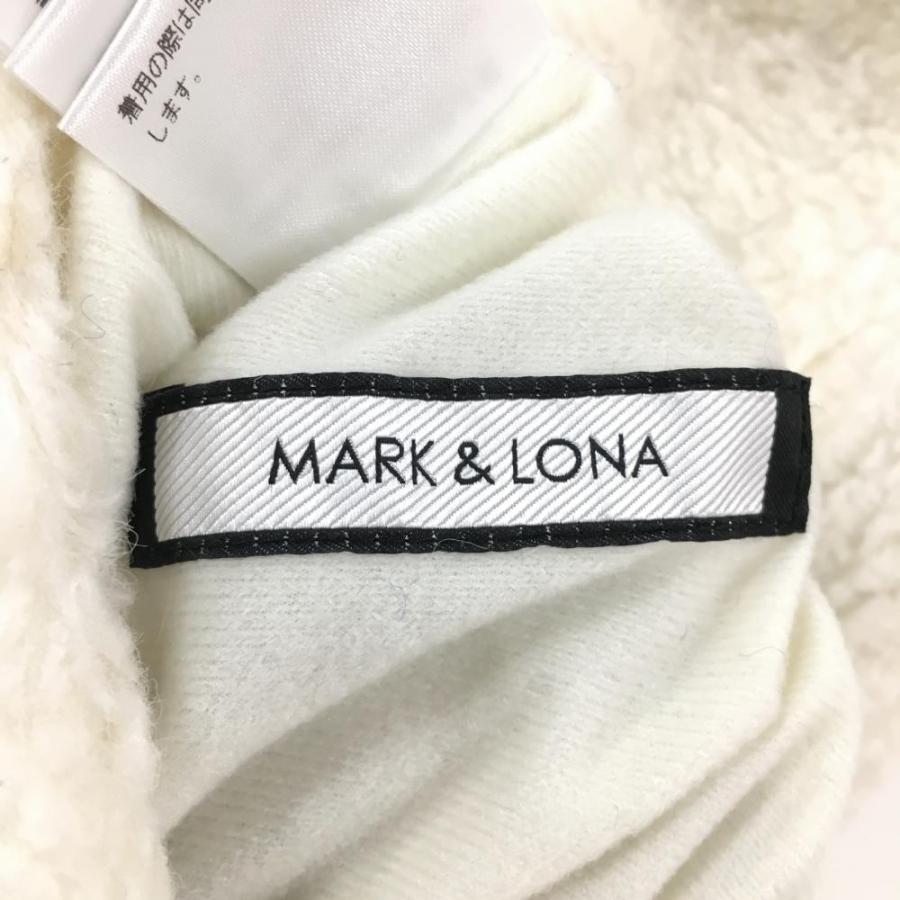 MARK&LONA（マークアンドロナ） リバーシブルベスト 白×黒 ボア