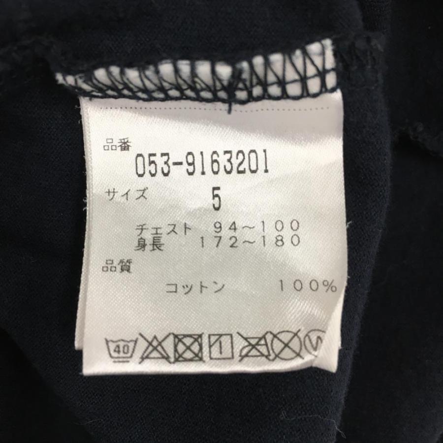 PEARLY GATES（パーリーゲイツ） Tシャツ ネイビーー×白 30周年 ニコ