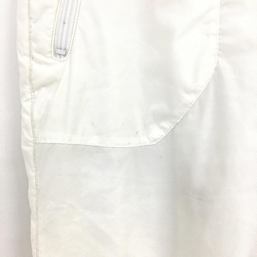 PEARLY GATES（パーリーゲイツ） 中綿パンツ 白×ネイビー ロゴ刺しゅう