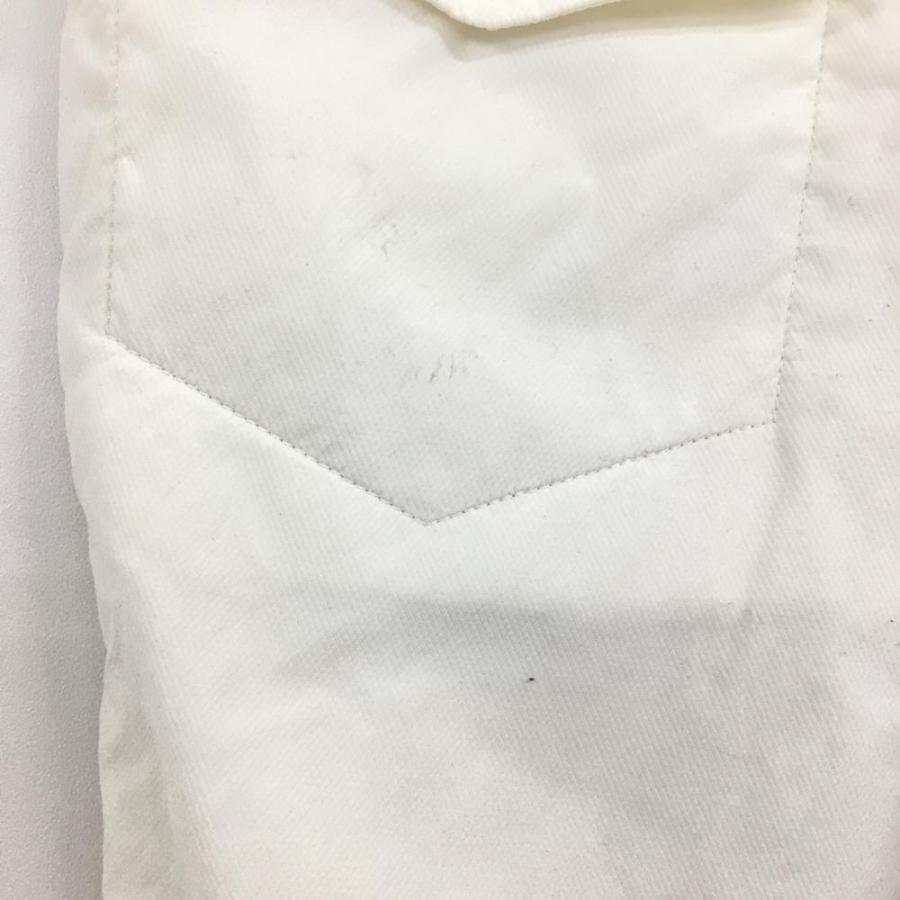 PEARLY GATES（パーリーゲイツ） 中綿パンツ 白×ネイビー ロゴ刺しゅう