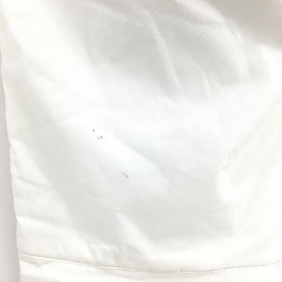 PEARLY GATES（パーリーゲイツ） 中綿パンツ 白×ネイビー ロゴ刺しゅう