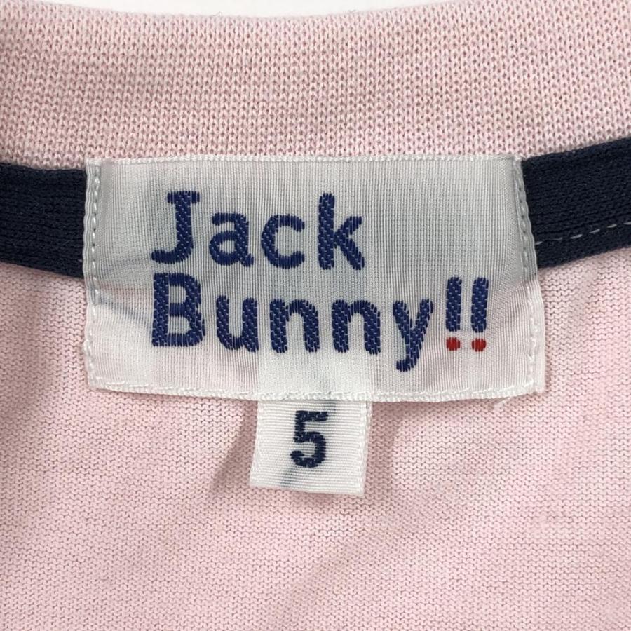 Jack Bunny!!（ジャックバニー） Tシャツ ピンク×グリーン 前面