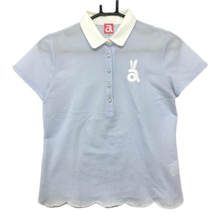 ARCHIVIO アルチビオ 長袖 襟付き シャツ ブルー 36 ゴルフ