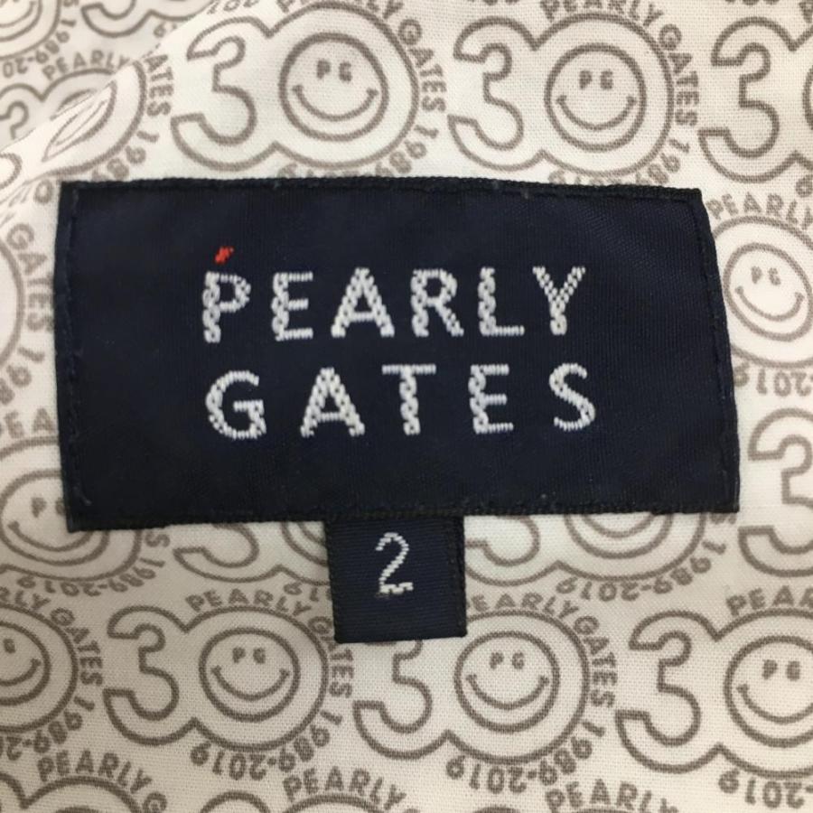 パーリーゲイツ30年限定ニャロメスカートサイズ1 PEARLY GATES（パーリーゲイツ） スカート ブルー×白 ストライプ 30