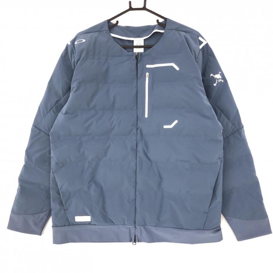 OAKLEY オークリー 中綿ジャケット L OAKLEY（オークリー） 中綿ジャケット ブルーグレー ノーカラー 3