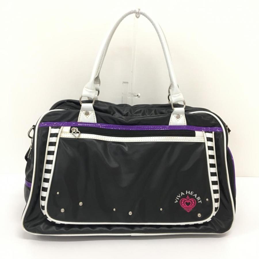VIVA HEART ボストンバッグ VIVA HEART ビバハート 2way ボストン バッグ シルバー ゴルフ