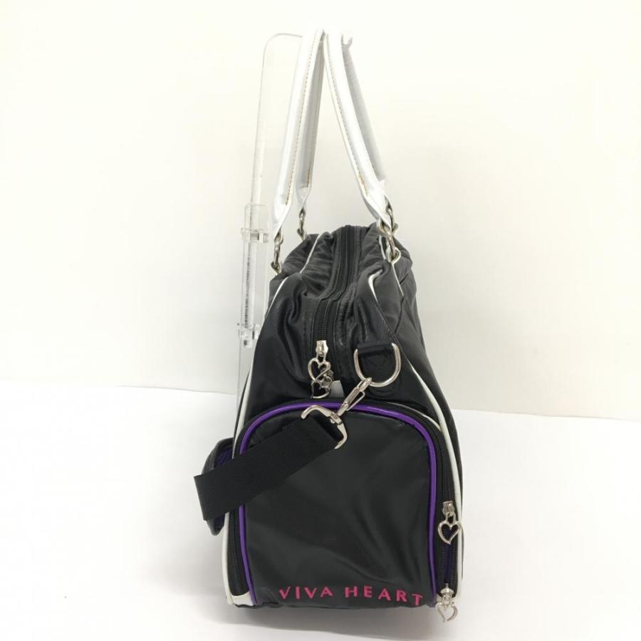 VIVA HEART（ビバハート） 2WAYボストンバッグ 黒×白 シューズ収納