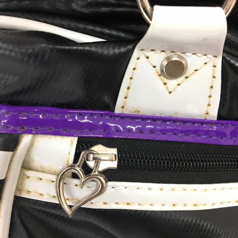 VIVA HEART（ビバハート） 2WAYボストンバッグ 黒×白 シューズ収納