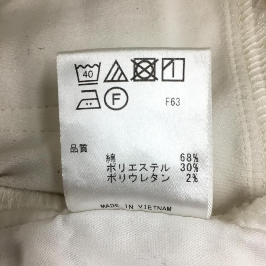23区GOLF 23区ゴルフ ストレッチパンツ 白 シンプル 無地 レディース