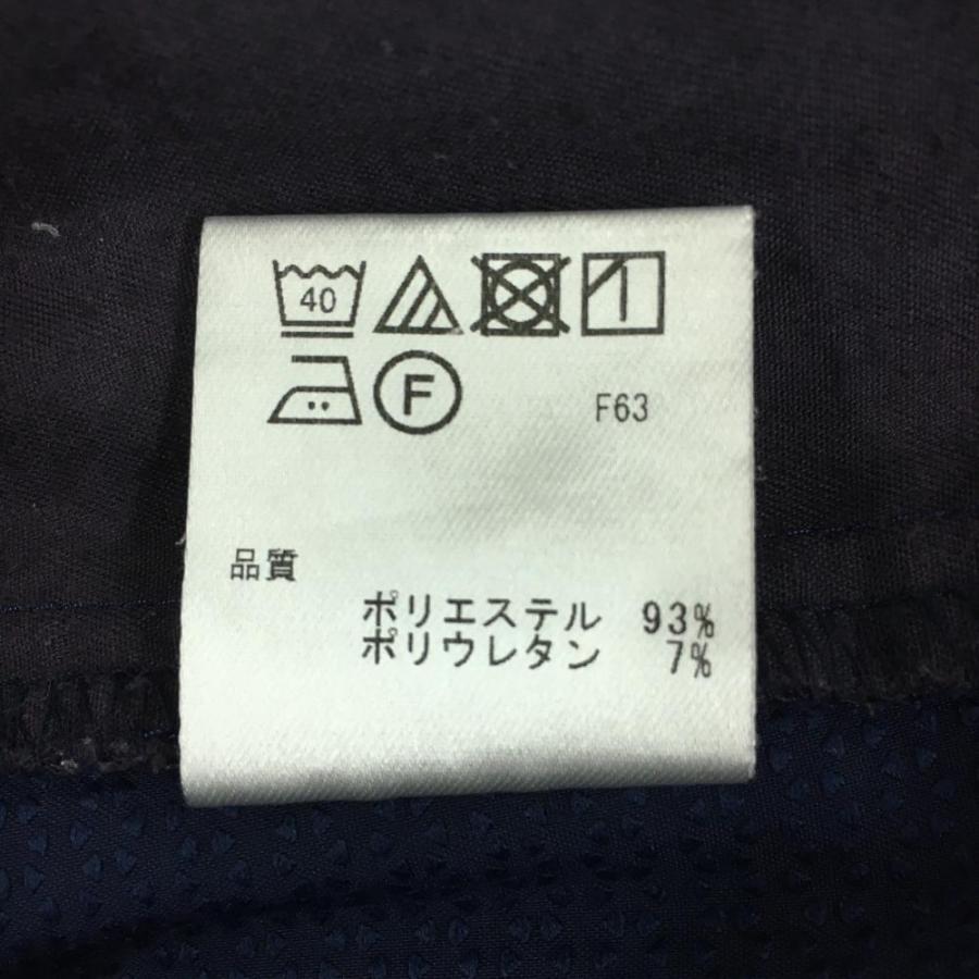 美品】23区ゴルフ パンツ ネイビー ロゴピンク 薄手 春夏 レディース