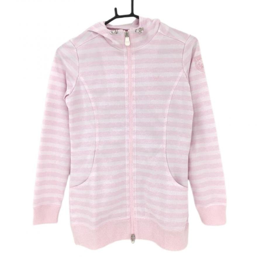 Callaway レディースジャケット ホワイト/ピンク