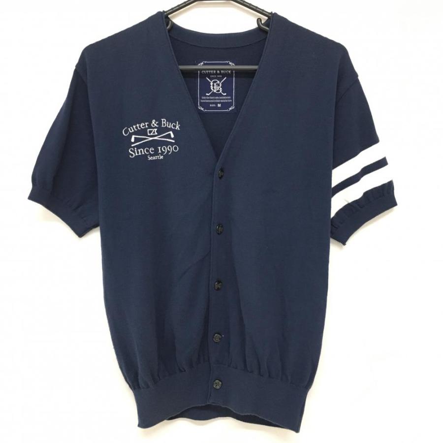 CUTTER&BUCK（カッターアンドバック） 半袖ニットカーディガン 