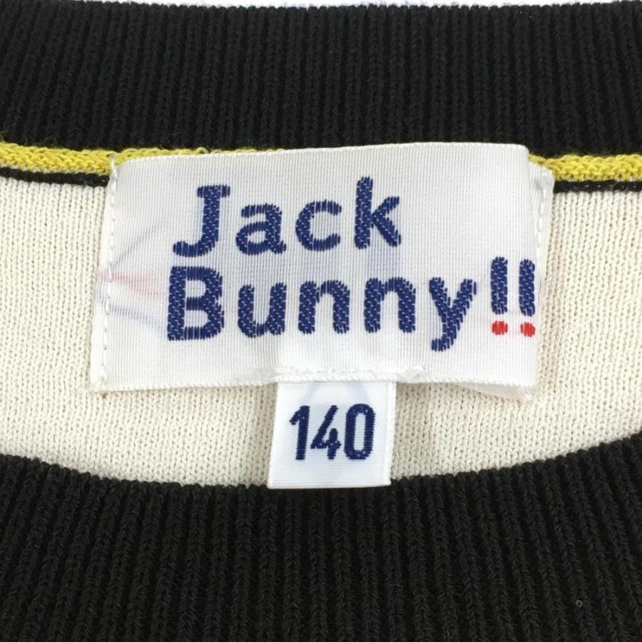 Jack Bunny!! ジャックバニー セーター イエロー×黒×白 ボーダー Jack Bunny!! ジャックバニー セーター イエロー×黒×白 ボーダー