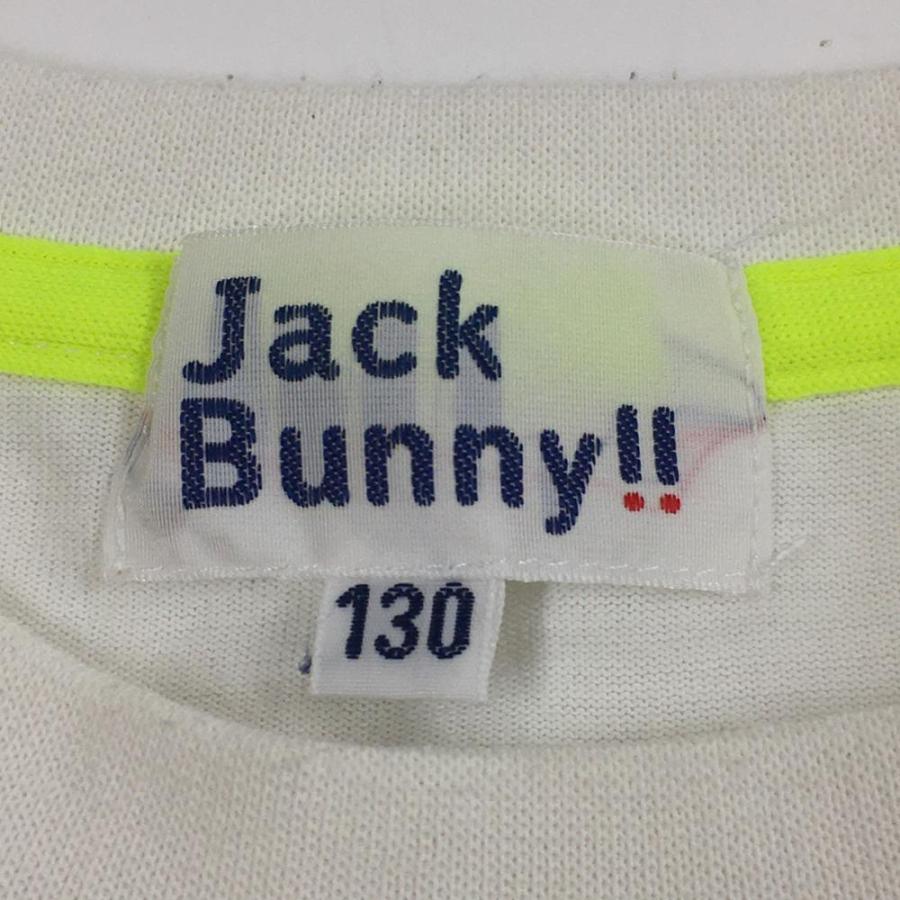 Jack Bunny!! ジャックバニー Tシャツ 白×イエロー 前面プリント Jack Bunny!! ジャックバニー Tシャツ 白×イエロー 前面プリント