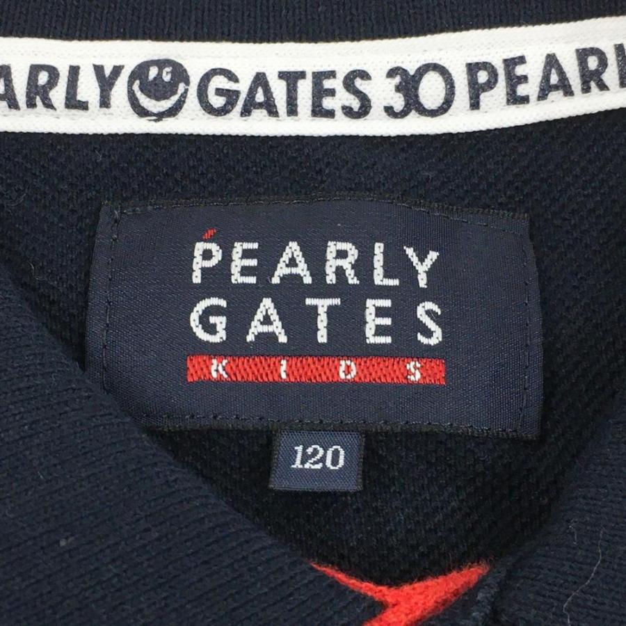 PEARLY GATES パーリーゲイツ 半袖ポロシャツ ネイビー×白 30 PEARLY GATES パーリーゲイツ 半袖ポロシャツ ネイビー×白 30
