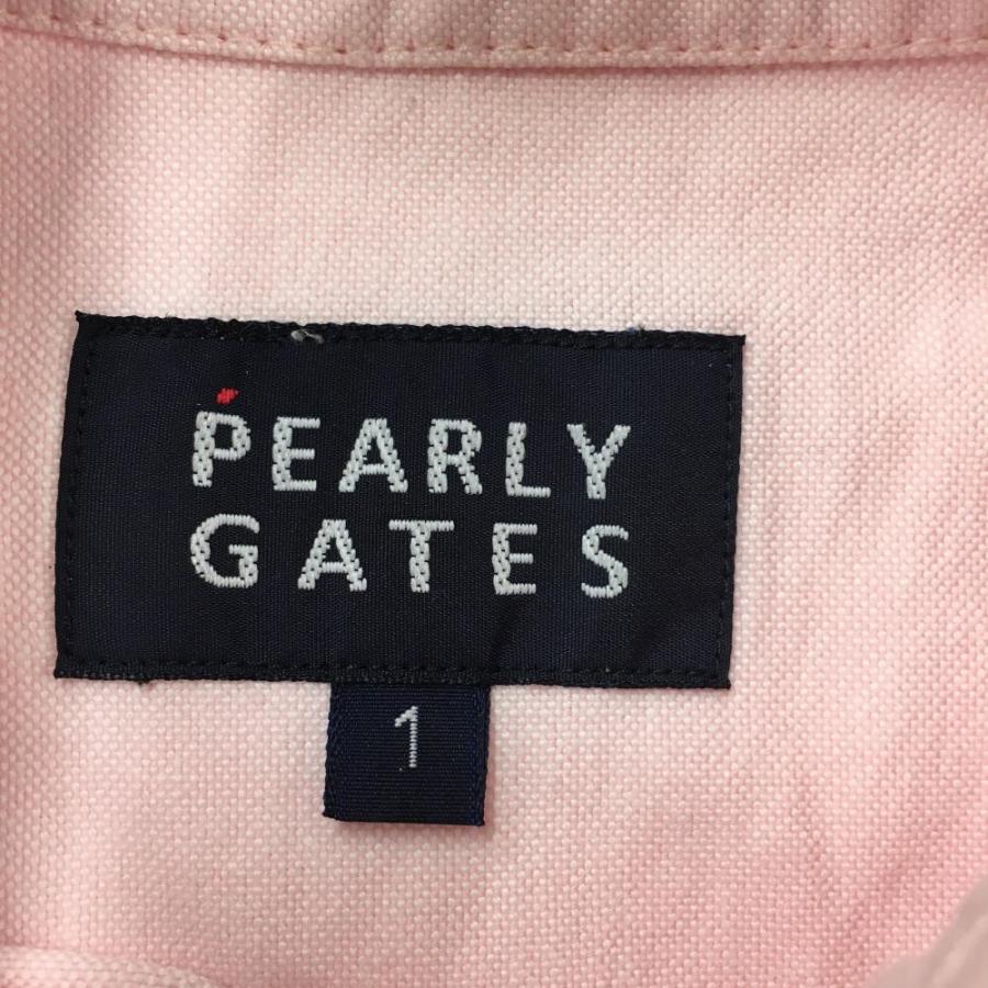 PEARLY GATES（パーリーゲイツ） 長袖シャツ ピンク 胸ポケット
