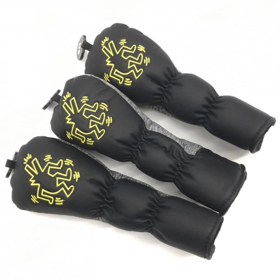 超美品】キースへリング ヘッドカバー3点セット UT ユーティリティ用 