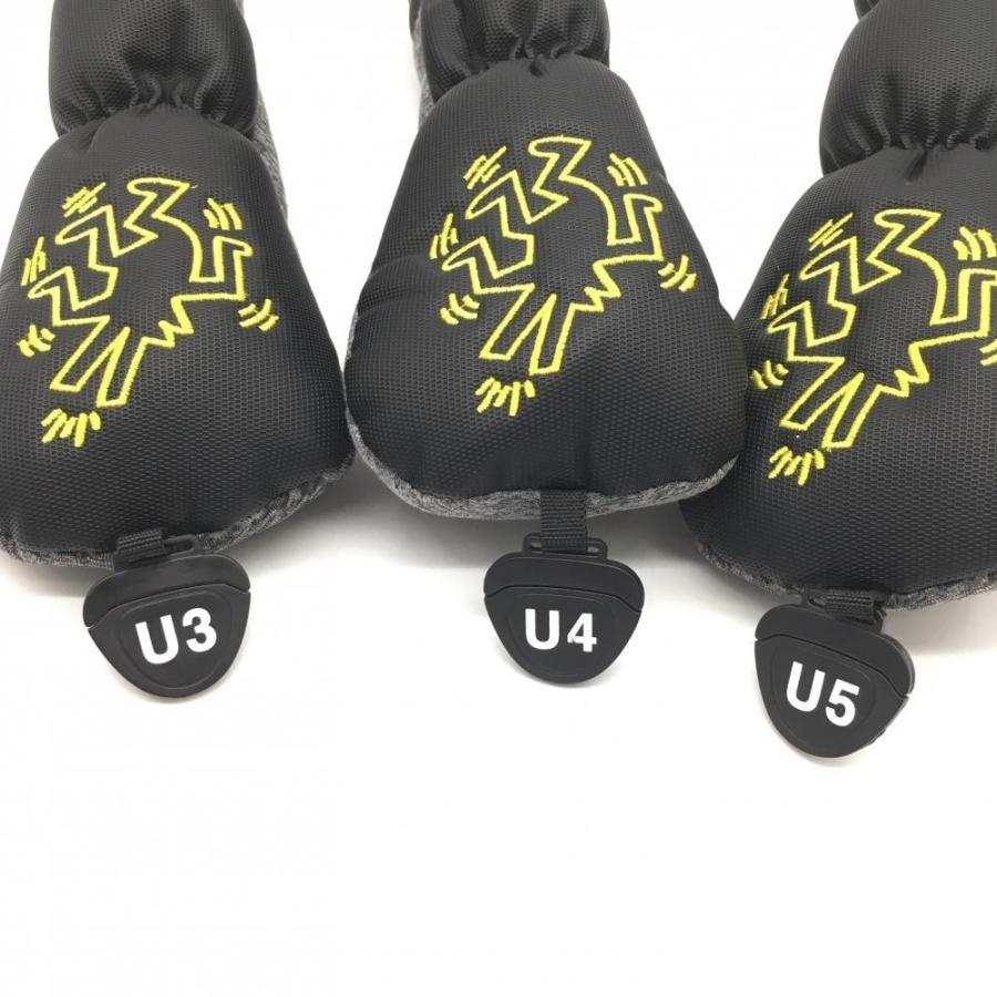 超美品】キースへリング ヘッドカバー3点セット UT ユーティリティ用 