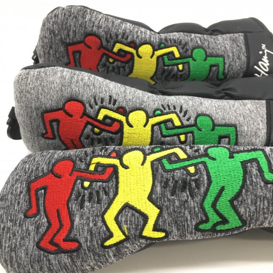超美品】キースへリング ヘッドカバー3点セット UT ユーティリティ用 