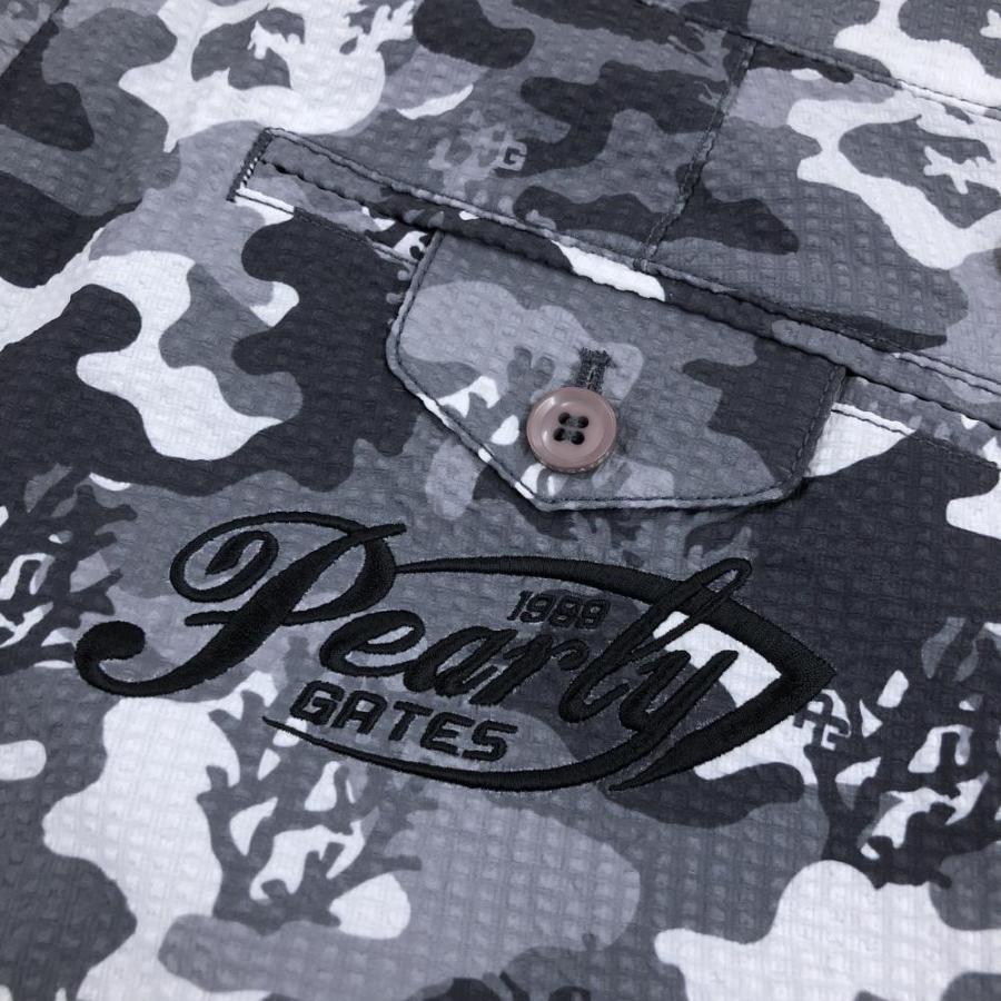 PEARLY GATES パーリーゲイツ ハーフパンツ グレー×白 迷彩 PEARLY GATES パーリーゲイツ ハーフパンツ グレー×白 迷彩
