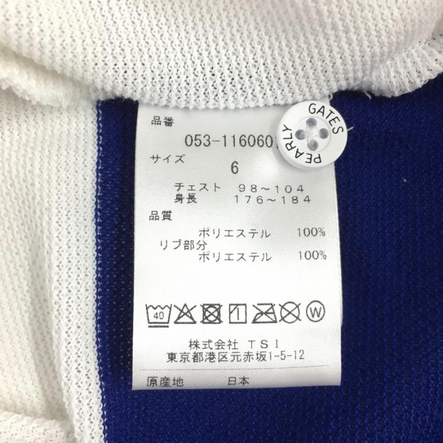 新品】パーリーゲイツ 半袖ポロシャツ 白×レッド×ブルー バイカラー 袖