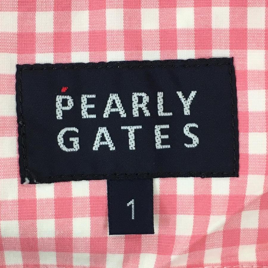 PEARLY GATES（パーリーゲイツ） プリーツスカート ピンク×白 ギンガム
