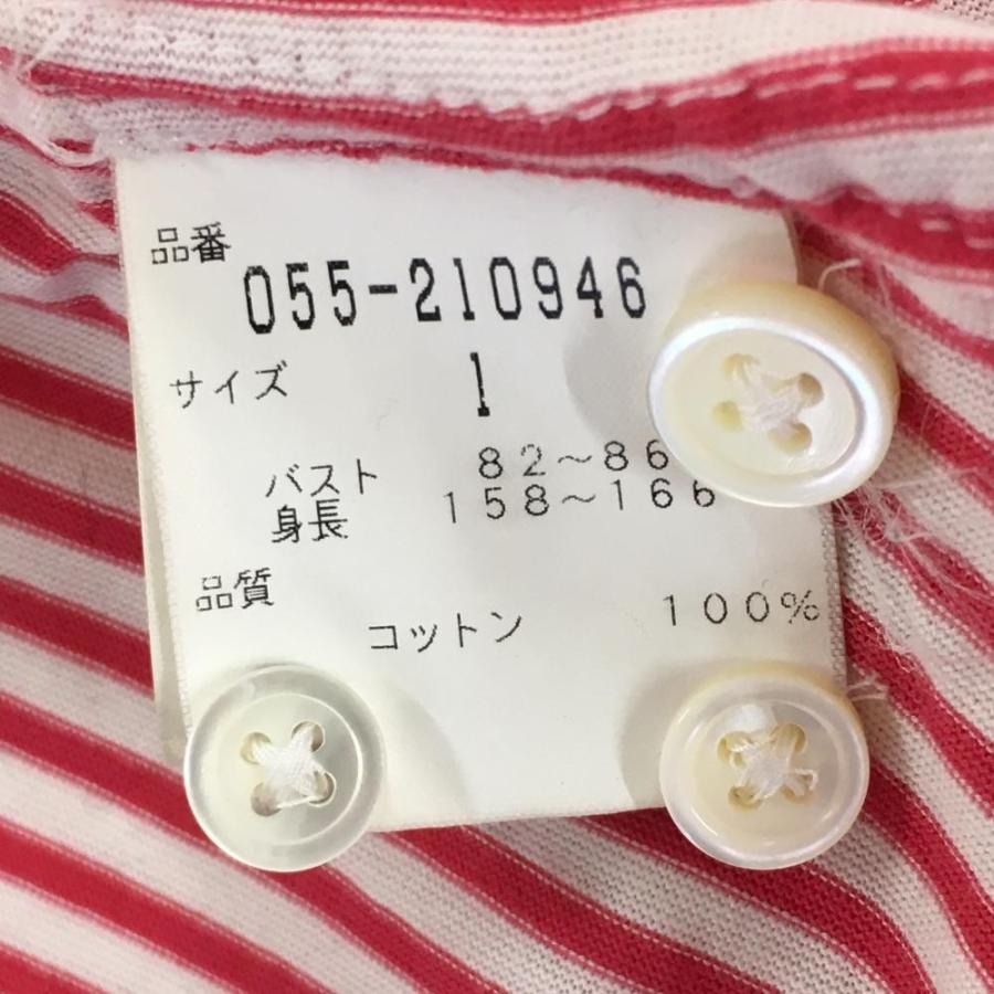 PEARLY GATES パーリーゲイツ 長袖シャツ レッド×白 ストライプ PEARLY GATES パーリーゲイツ 長袖シャツ レッド×白 ストライプ