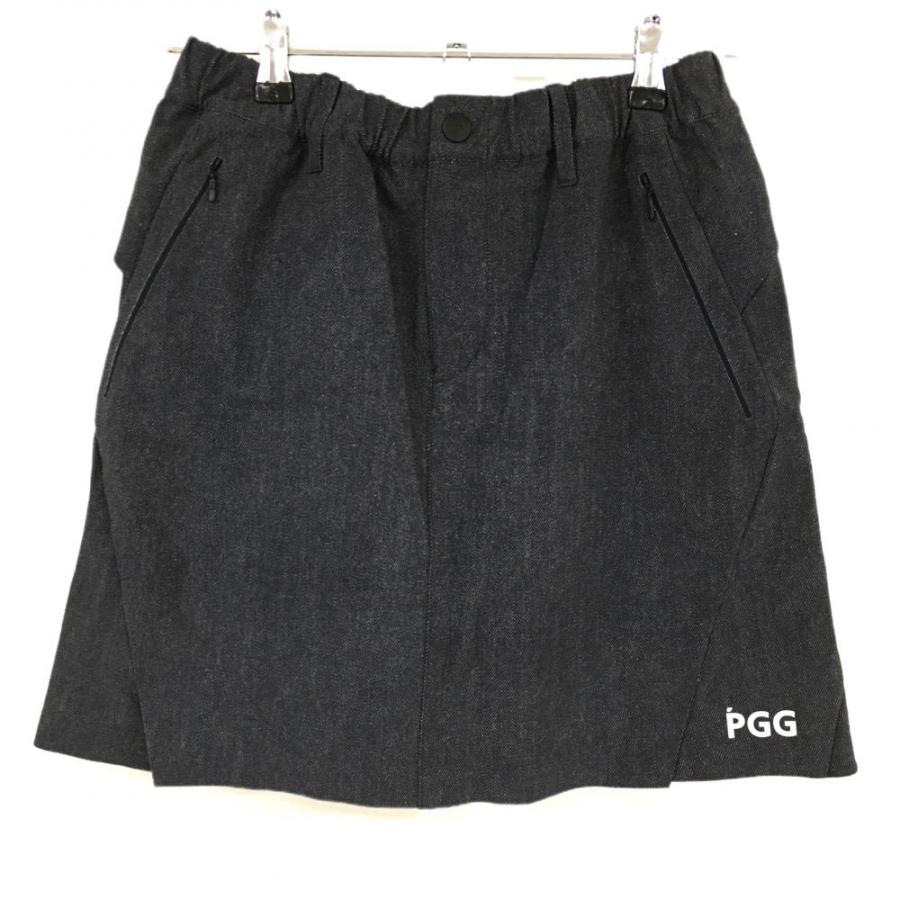 PGG レディース ゴルフ スカート グレー