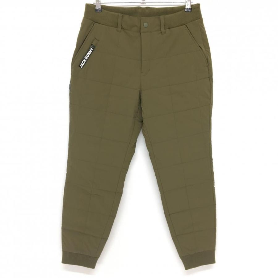ジャックバニー 中綿パンツ カーキ ウエストゴム ジョガーパンツ