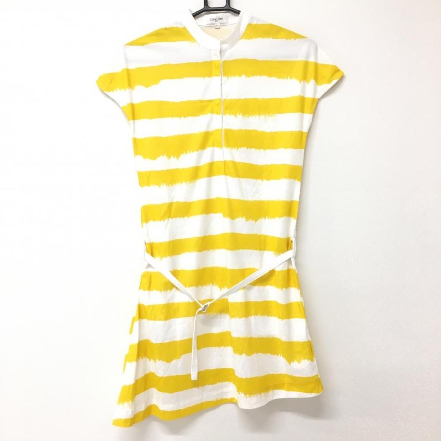 Calvin Klein カルバンクラインゴルフ ノースリーブワンピース 白 