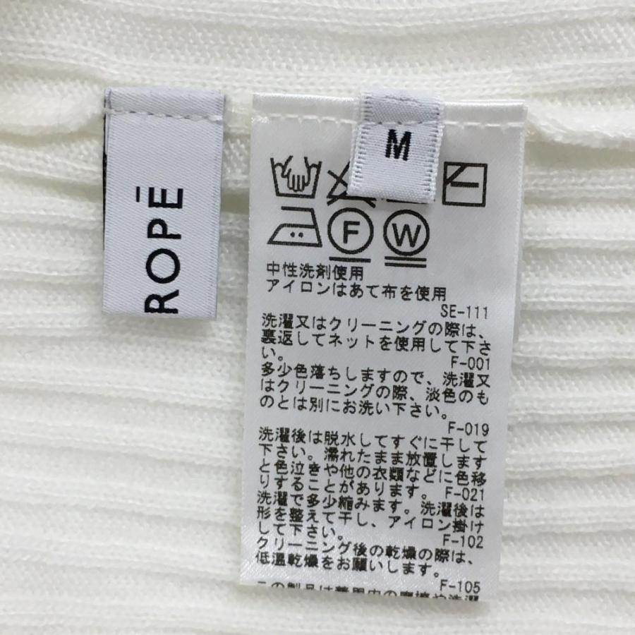 JUN&ROPE'（ジュンアンドロペ） タートルネックセーター 白×レッド