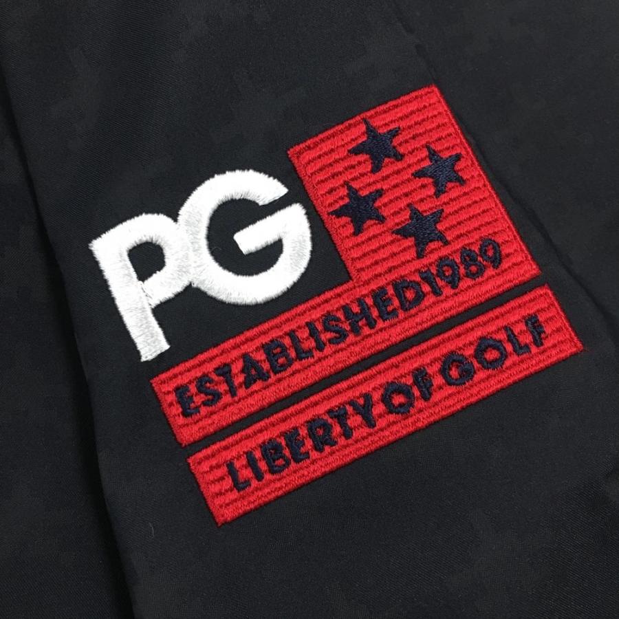 PEARLY GATES パーリーゲイツ ジャケットブルゾン 黒 総柄地模様 PEARLY GATES パーリーゲイツ ジャケットブルゾン 黒 総柄地模様