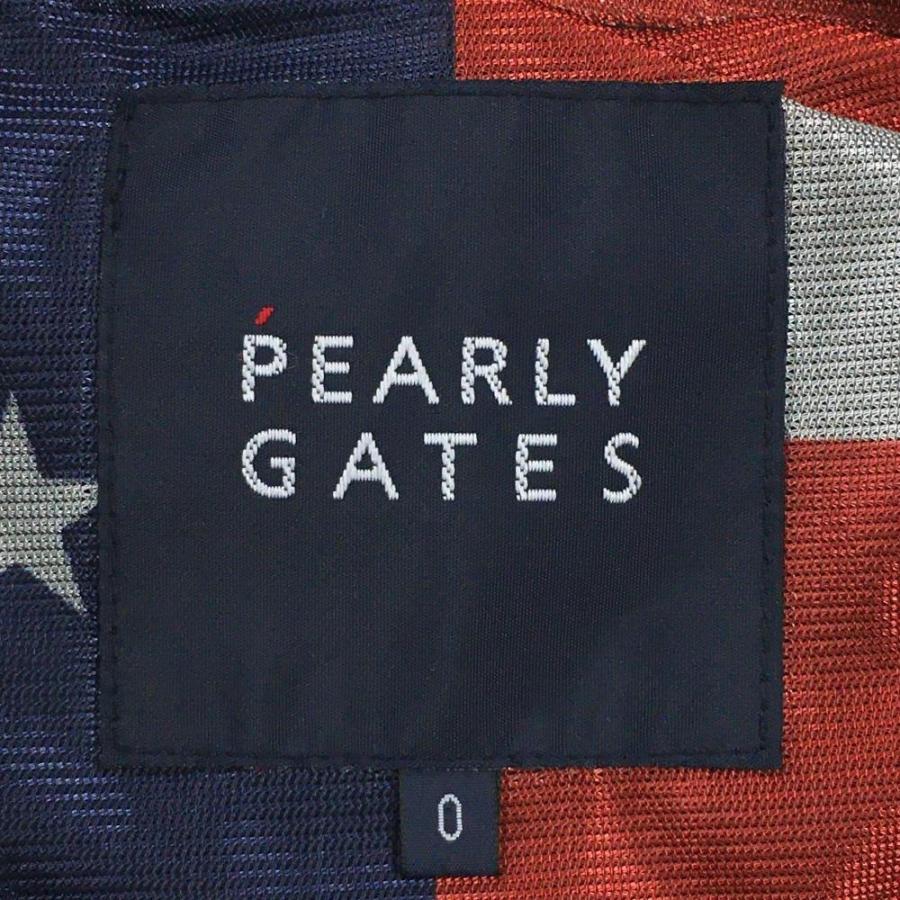 PEARLY GATES パーリーゲイツ ジャケットブルゾン 黒 総柄地模様 PEARLY GATES パーリーゲイツ ジャケットブルゾン 黒 総柄地模様
