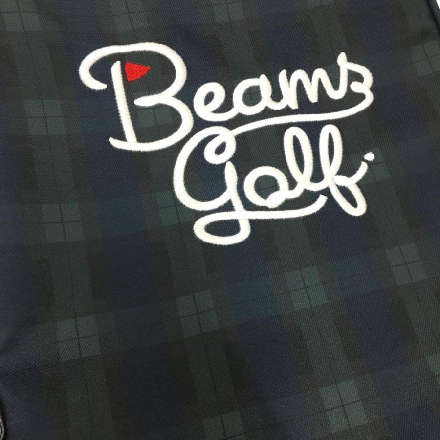 BEAMS ビームスゴルフ クラブケース ネイビー×グリーン チェック BEAMS ビームスゴルフ クラブケース ネイビー×グリーン チェック