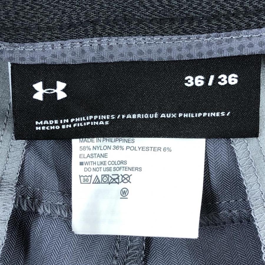 超美品】アンダーアーマー パンツ グレー カモフラ 迷彩 ストレッチ