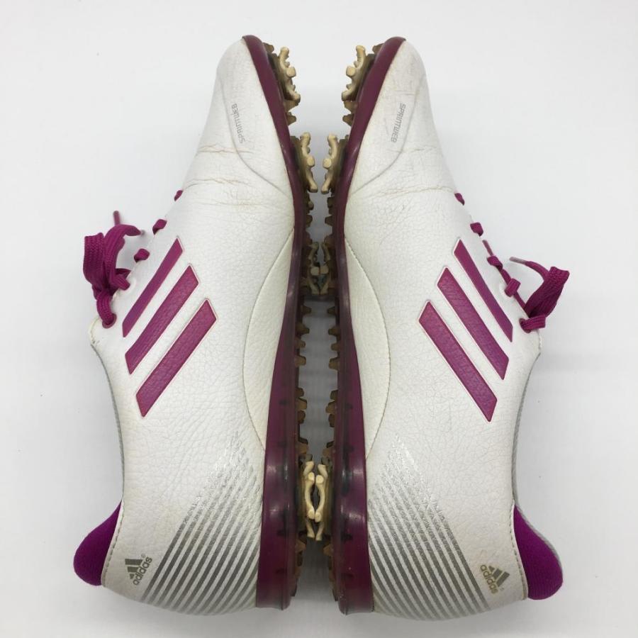 adidas adizero レディースゴルフシューズ adidas（アディダス） ゴルフシューズ 白×パープル adizero SPRINTWEB