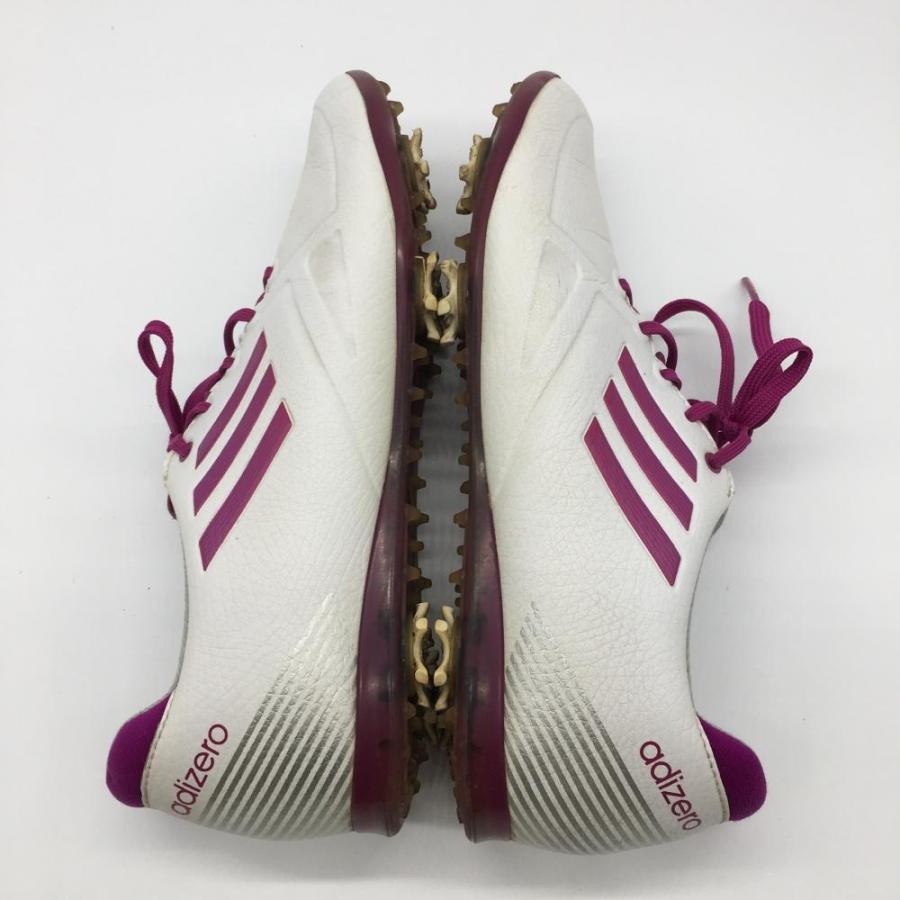 adidas（アディダス） ゴルフシューズ 白×パープル adizero SPRINTWEB