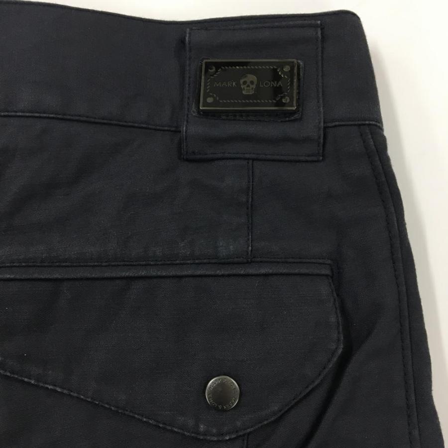 【新品タグ付き】MARK&LONA カーゴショーツ ハーフパンツ L 刺繍 MARK&LONA（マークアンドロナ） カーゴハーフパンツ 黒 タグ付き