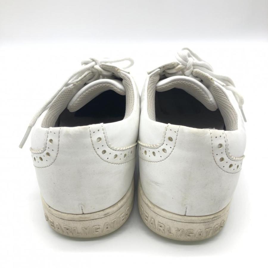 パーリーゲイツ PEARLY GATES ゴルフシューズ 25.5㎝ PEARLY GATES（パーリーゲイツ） ゴルフシューズ 白 053-6292905