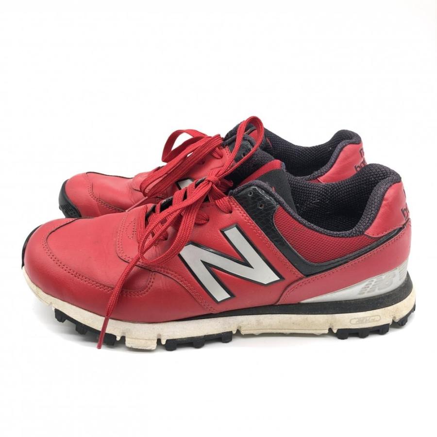ニューバランス ゴルフシューズ レッド×シルバー MGS574RD スパイクレス メンズ 26 ゴルフウェア New Balance(美品)/20%OFF価格 :1-240001115058:レオナード 通販 ニューバランス ゴルフシューズMG574 26センチ