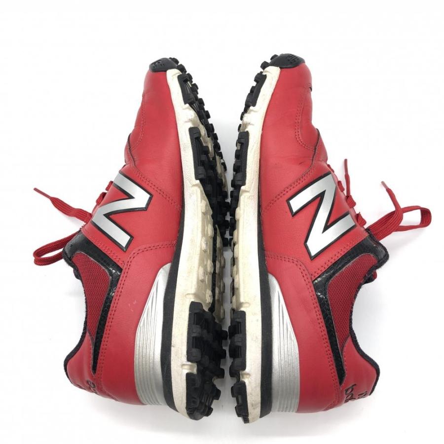 New Balance ニューバランス ゴルフシューズ レッド×シルバー New Balance ニューバランス ゴルフシューズ レッド×シルバー