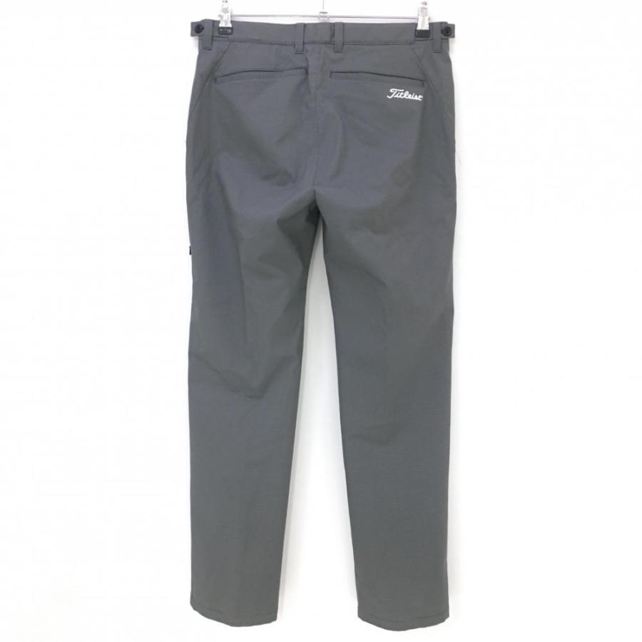 Titleist（タイトリスト） パンツ 黒×グレー 千鳥格子 ストレッチ