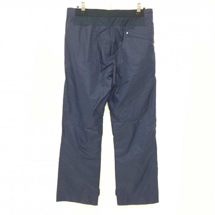 RLXラルフローレン レインパンツ ネイビー ポケッタブル ナイロン100％ 収納袋付き メンズ L ゴルフウェア Ralph Lauren
