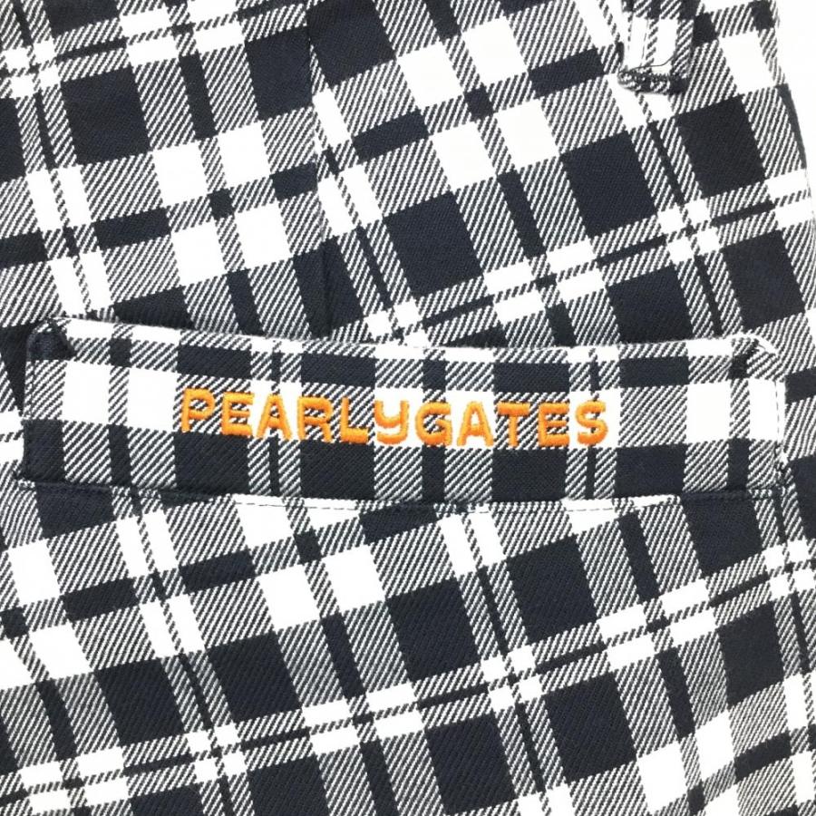PEARLY GATES パーリーゲイツ パンツ ダークネイビー×白