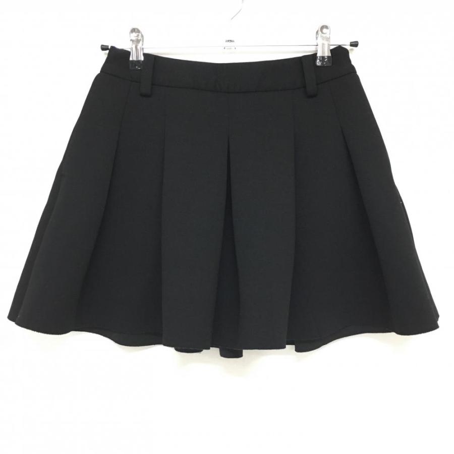 Jack Bunny!!（ジャックバニー） スカート 黒 無地 ダンボールニット調