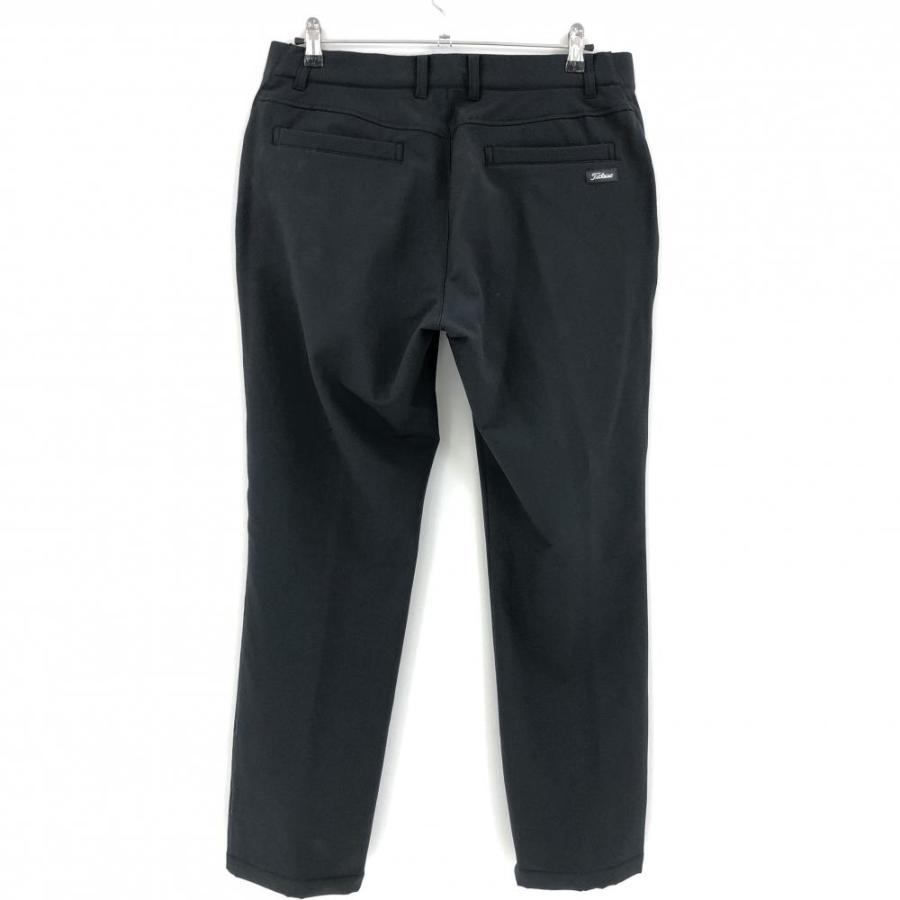 Titleist（タイトリスト） パンツ 黒 裏起毛 ストレッチ 無地 メンズ L