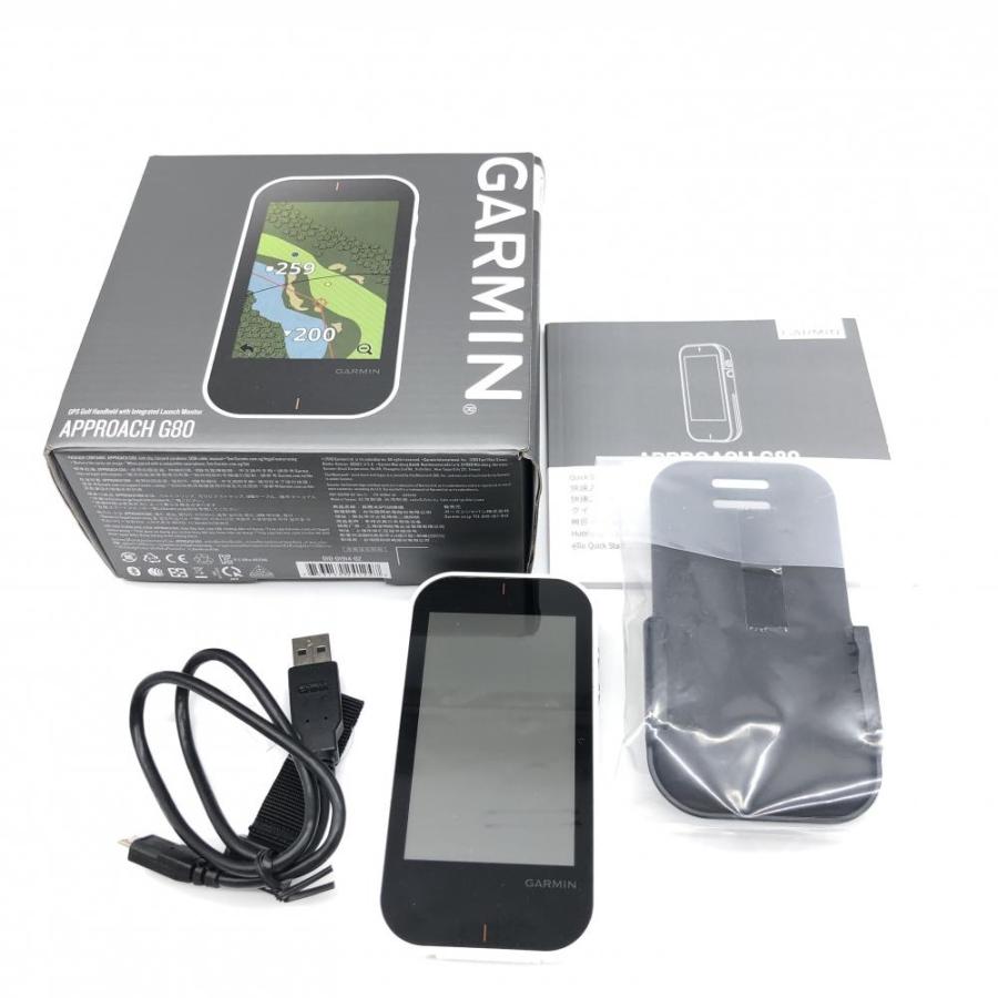 超美品】ガーミン GPSナビ 白 アプローチG80 通電確認済ゴルフ GARMIN 