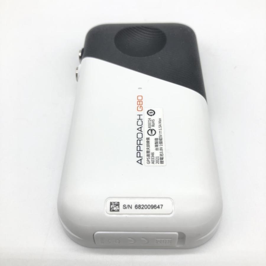 超美品】ガーミン GPSナビ 白 アプローチG80 通電確認済ゴルフ GARMIN