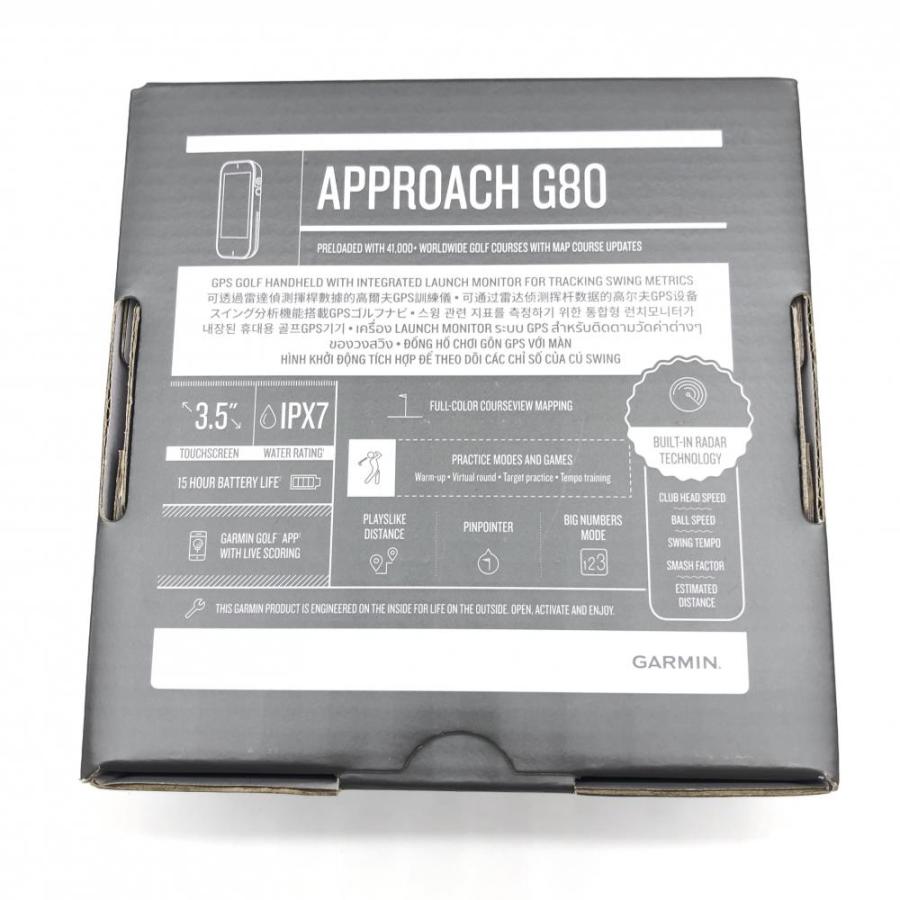 超美品】ガーミン GPSナビ 白 アプローチG80 通電確認済ゴルフ GARMIN