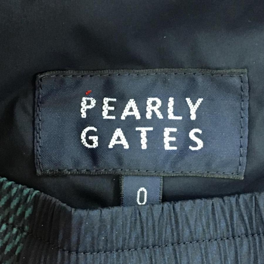PEARLY GATES（パーリーゲイツ） 中綿スカート ネイビー×グリーン